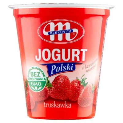 W0000F - jogurt truskawowy smaczniejszy i z lepszym składem - bez syropu truskawkoweg...