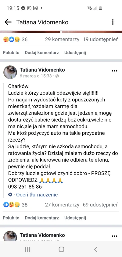 LadyMartini - Kobieta z Ukrainy ratujaca koty i psy porzucone przez uciekających ludz...