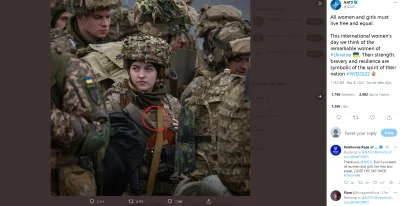 Gambardella - ale, że nawet oficjalne konto NATO na twitterze wstawia zdjęcie ukraińs...