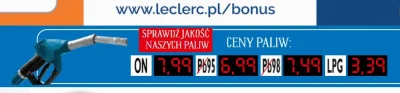 pieczony-ziemniaczek - #paliwo w jednej z tańszych warszawskich stacji (Leclerc, Jutr...