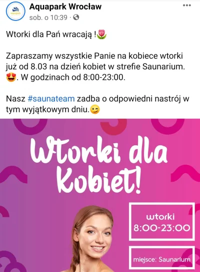 sildenafil - Okresowa strefa wolna od mężczyzn wraca w Aquaparku we Wrocławiu po praw...