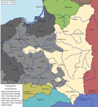 mabb - Dla porównania: Kampania Wrześniowa w Polsce po 14 dniach, Niemcy w tym czasie...