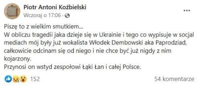 LadyMartini - Członek zespołu Łąki Łan "Mega Motyl" informuje o wyrzuceniu z zespołu ...