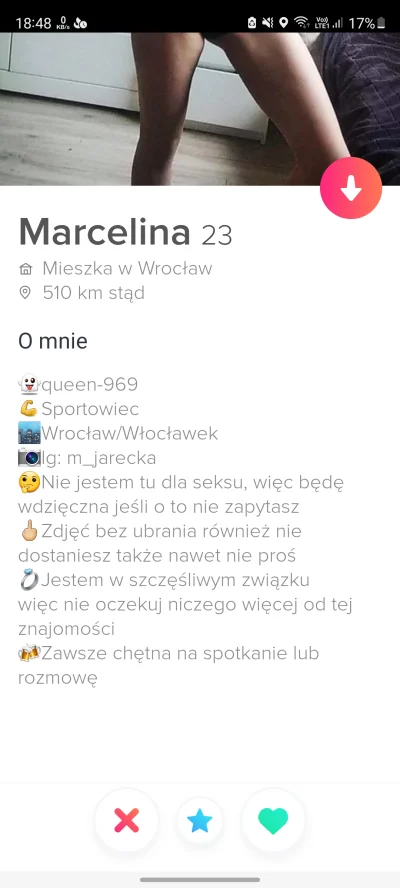 Duzy_Kotlet - WTF szczęśliwy związek, więc czego szuka?
#tinder