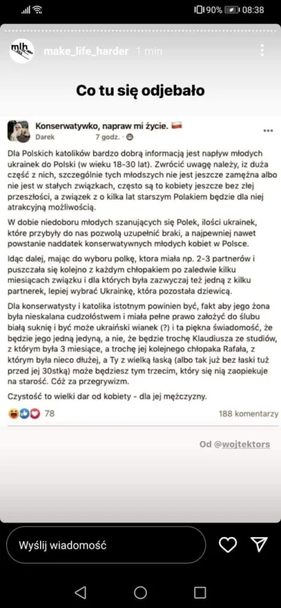 K.....e - Prawicowe poglądy łączą się z poglądami przegrywów? Stare, znałem ( ͡° ͜ʖ ͡...