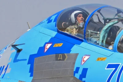 P.....k - Pilot myśliwca major Stepan Czobanu wrócił z emerytury do ukraińskiego wojs...