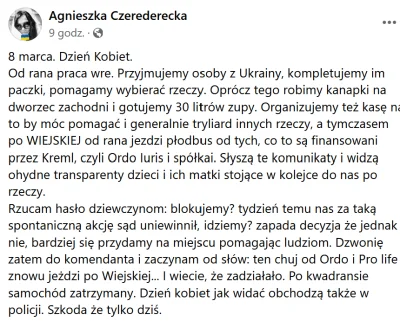 Andreth - Taka sytuacja... (Czerederecka to Strajk Kobiet).

#uchodzcy #ordoiuris #...