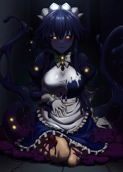 bakayarou - #randomanimeshit #touhou #monstergirlencyclopedia #sakuyaizayoi #shoggoth...