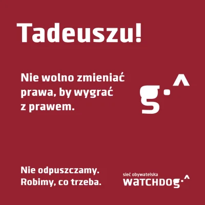 WatchdogPolska - Przed nami dziś o godz. 13.15 długo wyczekiwana, ostatnia już rozpra...