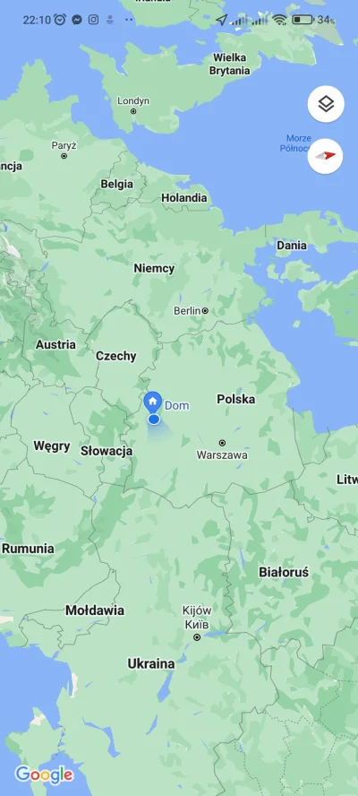 KOMIN22 - #ukraina dlaczego tak wygląda Polska mapach Google teraz?