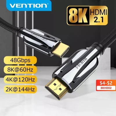 duxrm - Vention HDMI 2.1 Cable 8K/60Hz 4K/120Hz PVC 1m
Cena z VAT: 3,05 $
Link --->...