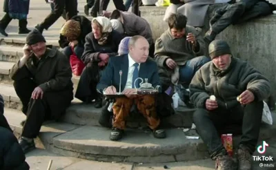 Chorx - putler podczas spotkania z mieszkańcami moskwy (emitowane dzisiaj w ruskiej t...