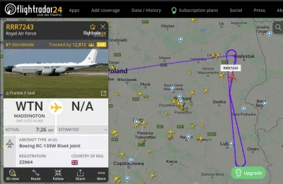 Tung - #flightradar24 #ukraina #wojna

Zawieszają loty z Wielkiej Brytanii, ale zwi...