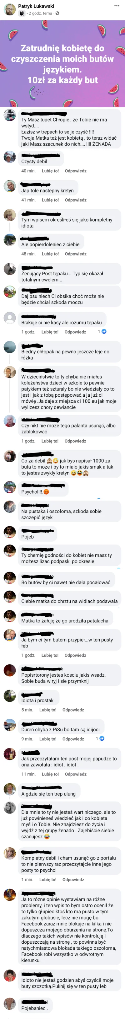 P.....D - Ból dupy p0lek i białorycerzy to mój ulubiony widok
#patrikotrolluje #prze...