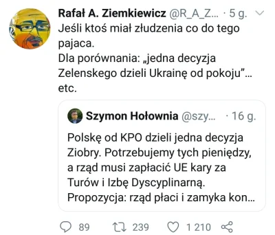 klawiszs - Widzę podobieństwo Ziemkiewicza do np. Łagrowa. Skutecznie mącisz i niszcz...