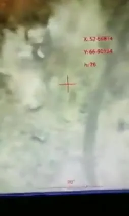 Sababukin - Nagranie z drona Ukraińskiego pokazuje ostrzał ruskich z artylerii
#ukra...