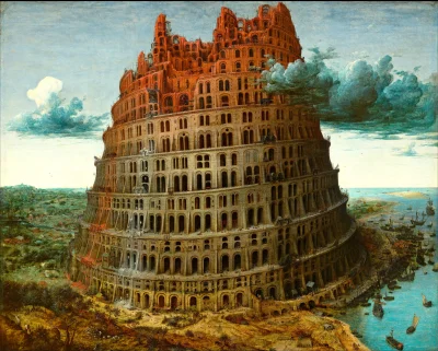 myrmekochoria - Pieter Bruegel, Wieża Babel, 1568.

#starszezwoje - tag ze starymi ...