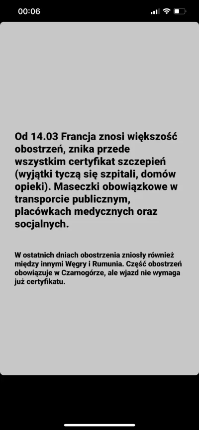 damilele - Czy to znaczy ze od 14 do Francji można wlecieć bez szczepienia i bez posi...