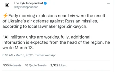 Seentas - >Według miejscowego ustawodawcy, Igora Zinkewycza, wybuchy wczesnym rankiem...