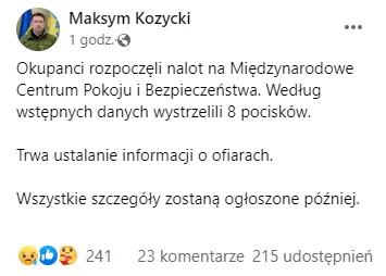 Zgryd - Maksym Kozycki- szef regionu lwowskiego, tłumaczone translatorem