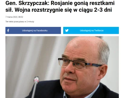 C8H18 - #wojna #ukraina #rosja
To jak tam, generale Skrzypczak, ta wojna się już roz...