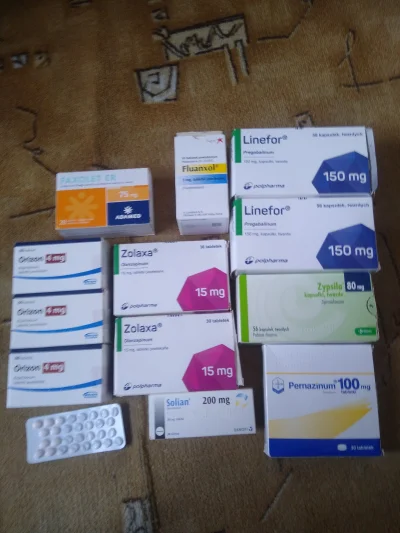 michau507 - Leki które brałem i nie zadziałały zresztą jak wszystkie, a na zdjęciu to...