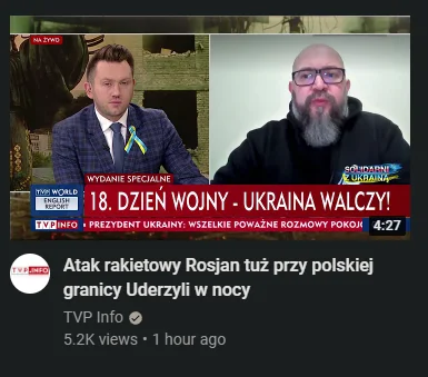 Redicle - rockalone wypowiada się na tematy wojenne w państwowej telewizji, śmiechu w...