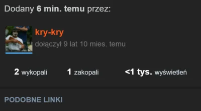 Imperator_Wladek - @kry-kry: pomiędzy podobne linki a informacjami o znalezisku będzi...