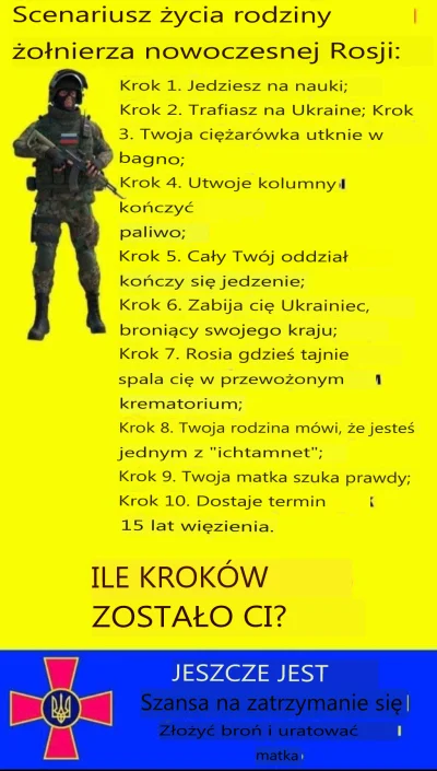 BionicA - #ukraina
#wojna 
nowe ulotki dla kacapow są ciekawe 
tłumaczenie: