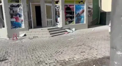 Sababukin - Wideo ma przedstawiać centrum Doniecka trafione Ukraińskimi rakietami. Ul...