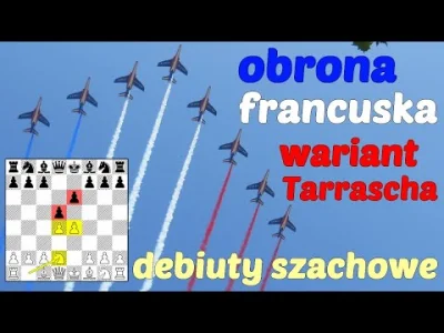 szachmistrz - SZACHY 445# obrona francuska, wariant Tarrascha Sd2, zobacz podstawowe ...