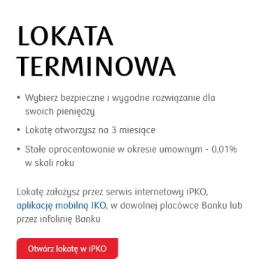 Instynkt - Rata w górę a lokata taka sama