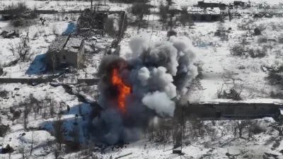 Sababukin - Nagranie z drona z momentu niszczenia ruskiego czołgu
#ukraina #wojna
#...