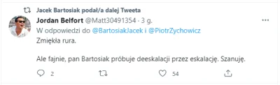 drhab - Bardzo mnie bawi, że Bartosiak podaje dalej tweety, że Wolskiemu "zmiękła rur...