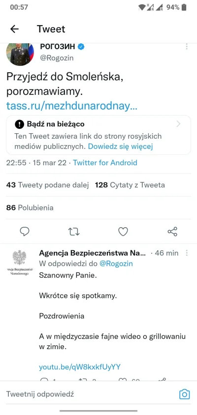 piter91r - @JPRW zobaczcie odpowiedź Agencji bezpieczeństwa narodowego. Link który ud...