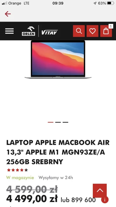 exhale - Orlen bierze się za sprzedaż elektroniki

#apple #macbook #orlen