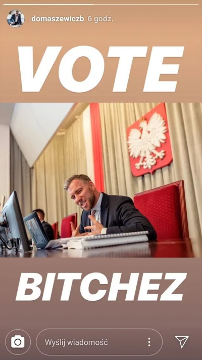 elberet - @moczy_morda: w 2018 w setną rocznicę nadania kobietom praw wyborczych wrzu...