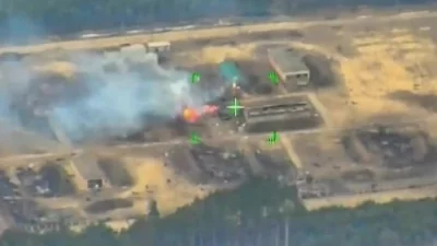 Sababukin - Ruski dron niszczy magazyn amunicji 
#ukraina #wojna
#sabtag <- do obse...