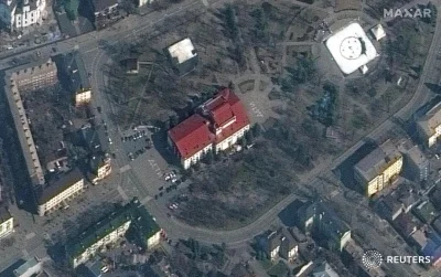 wfyokyga - Obraz z satelity, widać napis "dzieci" po rusku a i tak swołocz to zbombar...