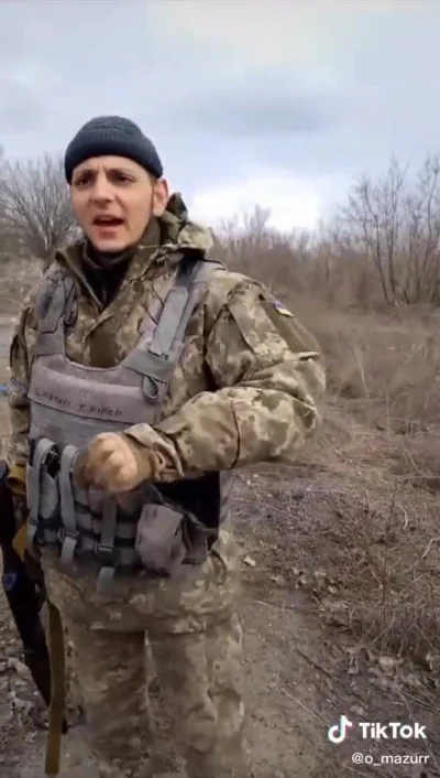 Sababukin - Żołnierz UA pozdrawia Polaków
#ukraina #wojna
#sabtag <- do obserwowani...