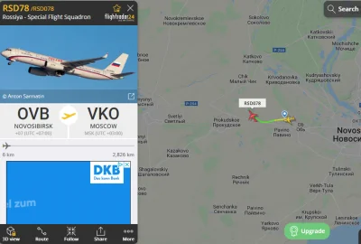 vaknell2 - RSD078 po kilkunastu minutach na lotnisku w Nowosybirsku wystartował z pow...