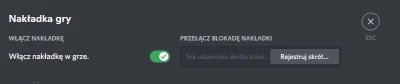 extaza161 - Ktoś ogarnia, jak zapisać skrót klawiszowy do nakładki discord? Po przypi...