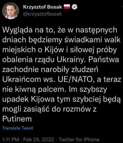 Pawel993 - @Bszenszyczyszykiewisz2022: bosak to największy strateg wojenny XXI wieku,...