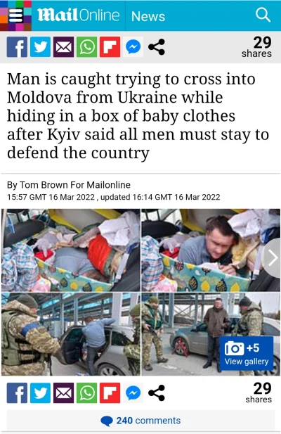 A.....l - > Tylko że ukraińscy męzczyzni nie chcą uciekać z kraju XD.

@56632: No j...