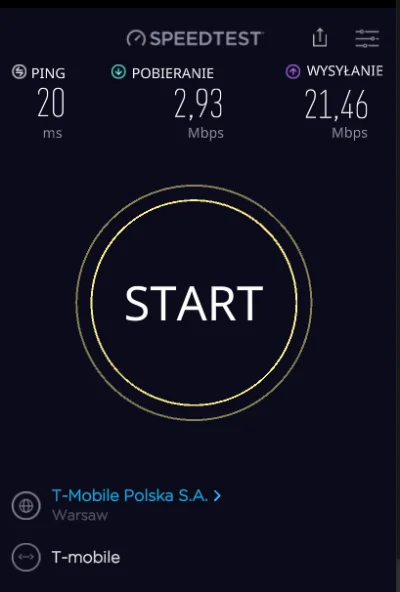 Masterpolska94 - Ja to bym chciał mieć chociaż stabilne i stałe 20Mbps bez limitu xD
...