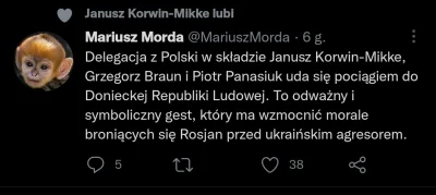 M.....r - Korwin ostatnio włączył protokół 1% Turbo

#ukraina #rosja #wojna