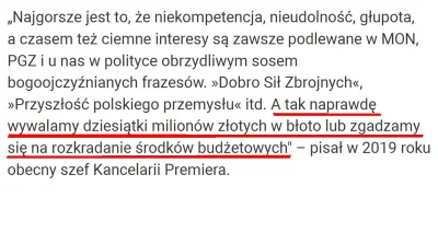 szef_foliarzy - @bartolomis: Bezmyslne Kupowanie ad hoc z półki sprzętu byleby z USA ...