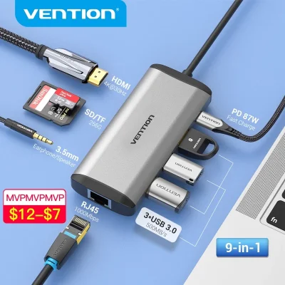 duxrm - Vention 9 in 1 USB-C HUB
Cena z VAT: 33,32 $
Link ---> Na moim FB. Adres w ...