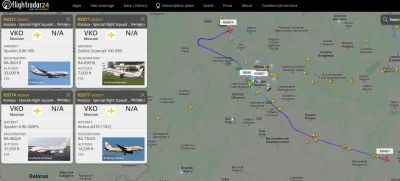 jarox11 - Dzisiaj powtórka.
Jest też Ilyushin Il-96-300PU

#ukraina #flightradar24...