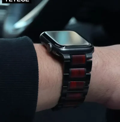 Kruszyn99 - Drzewo sandałowe i stał nierdzewna. Dobry Pasek z aliexpress #applewatch ...